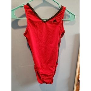 Adult Small Red Gymnastics Leotard